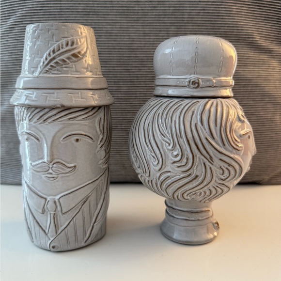 Jonathan Adler Utopia Water Carafes with Glasses - Picture 2 of 9